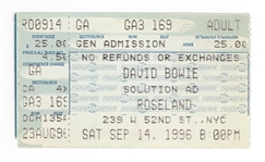 Original and Rare Ticket Stubs from the Great Rock bands of all time from Bob Dylan, Queen, Pink Floyd, The Who, Grateful Dead, Rolling Stones, Springsteen..