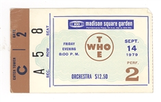 Original and Rare Ticket Stubs from the Great Rock bands of all time from Bob Dylan, Queen, Pink Floyd, The Who, Grateful Dead, Rolling Stones, Springsteen..