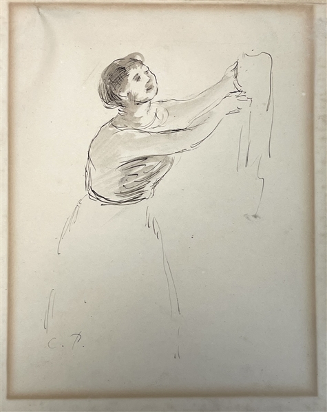 Original Drawings by Camille Pissarro from the Anson Goodyear Collection Ca. 1870's -80's