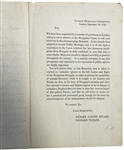Hungary Revolution-Important Francis William Newman 1849 letter & Circular for the  London Hungarian Committee