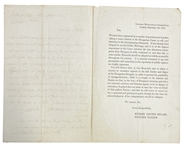 Hungary Revolution-Important Francis William Newman 1849 letter & Circular for the  London Hungarian Committee