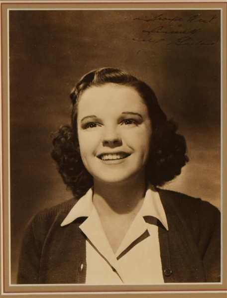Judy Garland Vintage Signed Photo