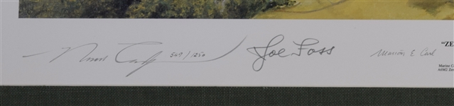 Robert Taylor Zero Encounter Signed Print