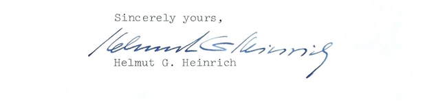 Helumt G. Heinrich-specialist in aeronautical deceleration and supersonic parachute design