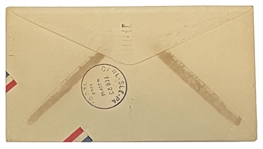 MAJOR EDWARD V. EDDIE RICKENBACKER - ENVELOPE SIGNED 1929 - First Annual Aviators Reunion Washington's Birthday