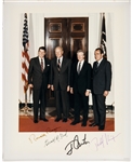 Ronald Reagan, Gerald Ford, Jimmy Carter, and Richard Nixon Signed Photograph