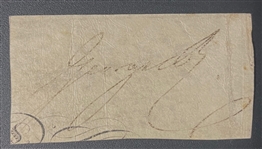 King George IV autograph