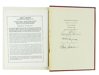 Gershwin Signed 1st Limited Edition Porgy & Bess (George Gershwin, DuBose Heyward, Ira Gershwin” and “Rouben Mamoulian.)
