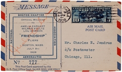 Amelia Earhart Signed First Day Cover