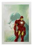 Stan Lee signed Iron Man  Giclee on Canvas 