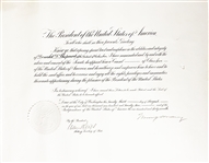 Warren G. Harding Signed Document