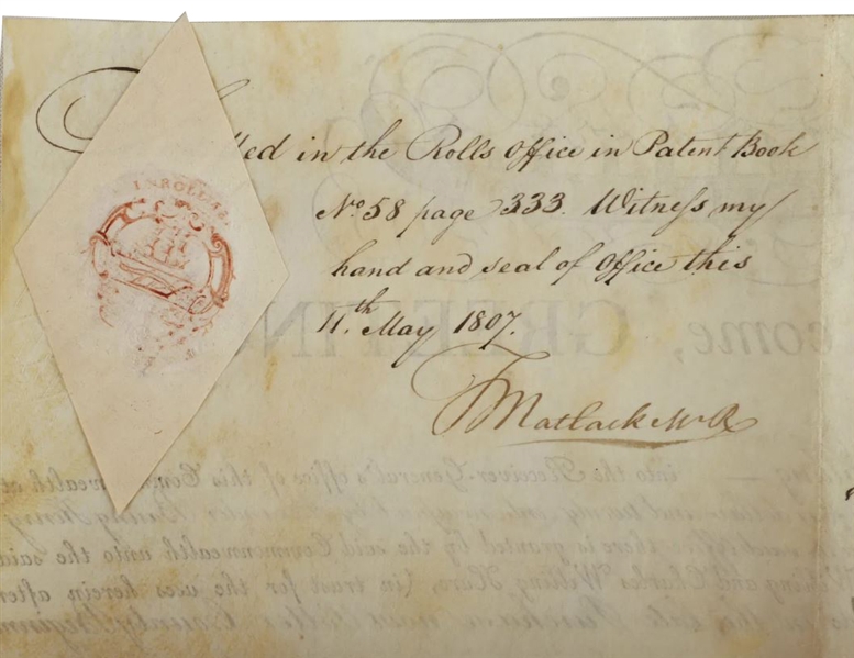 Thomas McKean and Timothy Matlack Document Signed