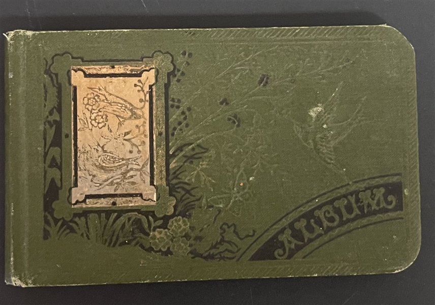 Autograph Album with  James Garfield as President, Chester A. Aurthur as VP,  William T. Sherman, Burnside,Johnston,Alexander H. Stephens, P.T. Barnum and many more!