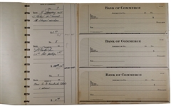 Jimmy Carter Business Checkbook from his early years 1956-57