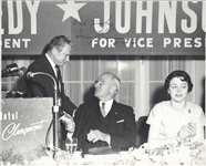 Harry Truman Signed Photo Harry Truman Signed Photo from a John F. Kennedy- Lyndon Johnson Campaign Dinner