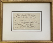 Ambroise Thomas Signed Calling Card