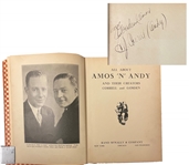 "All About Amous n Andy" Hardcover book signed by its Creators Charles Corell & Freeman Gosden Signed Book 