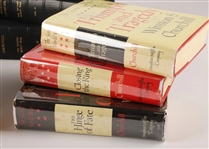 CHURCHILL'S BRILLIANT HISTORY OF THE SECOND WORLD WAR SIGNED BY HIM IN VOLUME VI. In Custom Clam Shelled Cases