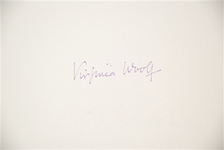 1930 Signed Virginia Woolf Beau Brummell - Repair Slipcase