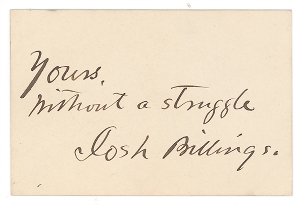 Josh Billings