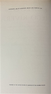Diego Rivera Signed Book The Frescoes of Diego Rivera (1929)