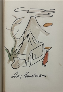 The Donkey Inside, Bemelmans - Limited First Edition with 2 Signed Original Drawing-