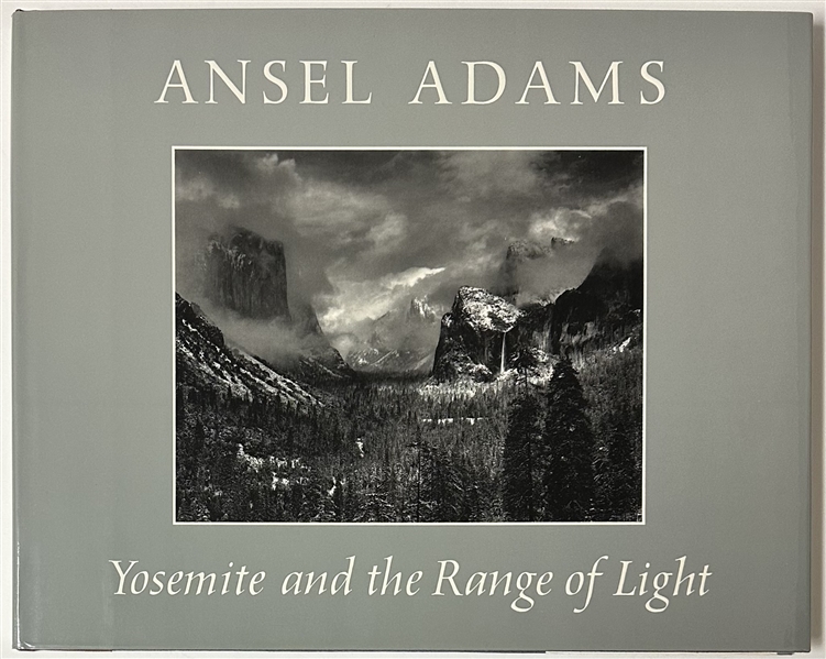 Ansel Adams Signed Yosemite and the Range of Light – First Edition, 1979