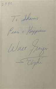Signed Sports Legends Biography Set – Walt Frazier & Lou Boudreau (Both Signed First Editions)