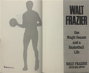 Signed Sports Legends Biography Set – Walt Frazier & Lou Boudreau (Both Signed First Editions)