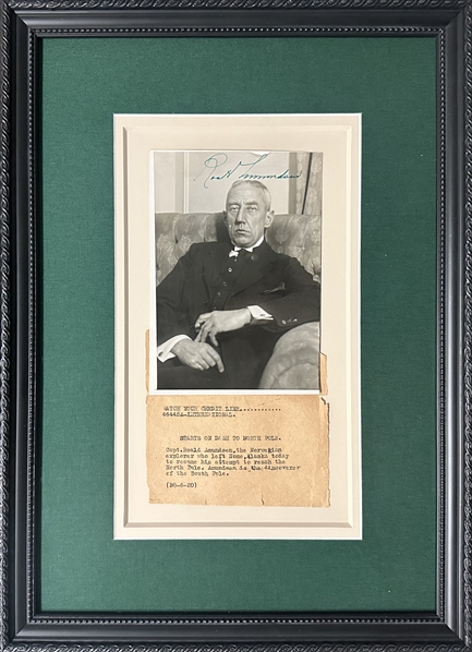 Roald Amundsen Signed Photo