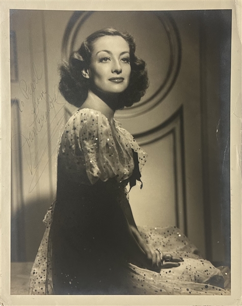 Joan Crawford Singed Photo