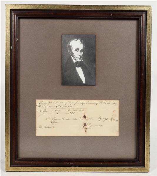 William Henry Harrison Pay For Spies
