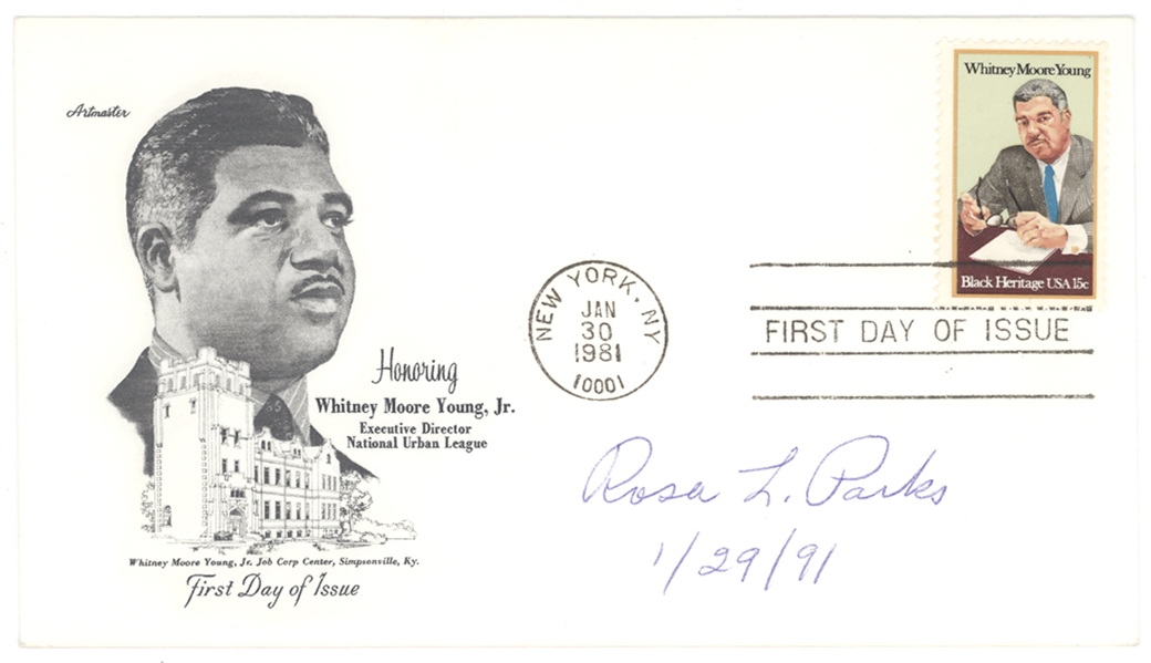 Rosa Parks Signed FDC
