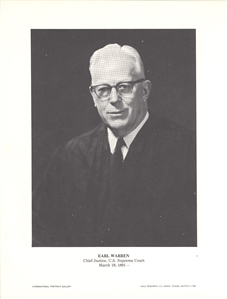 Supreme Court Lot: Charles Evans Hughes, Fred M. Vinson & Earl Warren