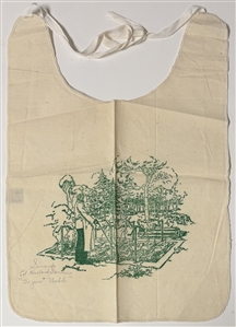 Colonel Harland Sanders Signed Bib