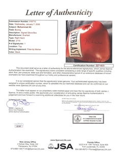 Muhammad Ali Signed Everlast Boxing Gloves