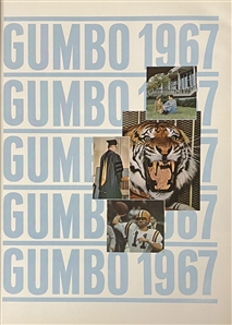 LSU 1967 Yearbook From Pete Maravich's Freshman Year