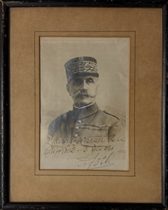 Edward VIII, Duke of Wales & Ferdinand Foch Signed Photos to Governor of California