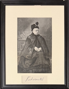 Dorothy Wilding Signed King George VI Portrait with Queen Victoria Period Photograph Lot