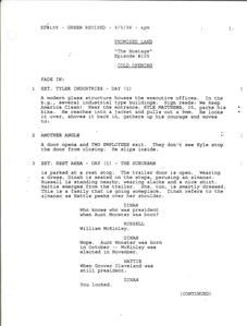 Celeste Holm Signed Promised Land Manuscript