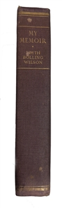 Edith Wilson Memoir, Signed