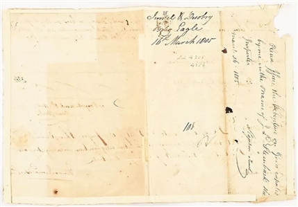 Rare Stephen Jumel New York Merchant signed Document