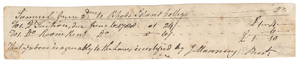 Reverend James Manning 
