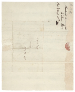 Bushrod Washington ALS from Mount Vernon about Corn on the planation 1805