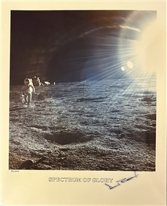 Collection of Signed Astronaut Limited Edition Color Photographs - Alan Shepard, Alan Bean, Jim Lovell, Gene Cerman, Thomas Stafford