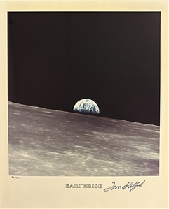 Collection of Signed Astronaut Limited Edition Color Photographs - Alan Shepard, Alan Bean, Jim Lovell, Gene Cerman, Thomas Stafford