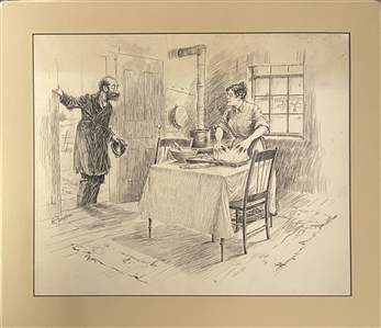 A 19th century artist Illustration by W.H. Calloway