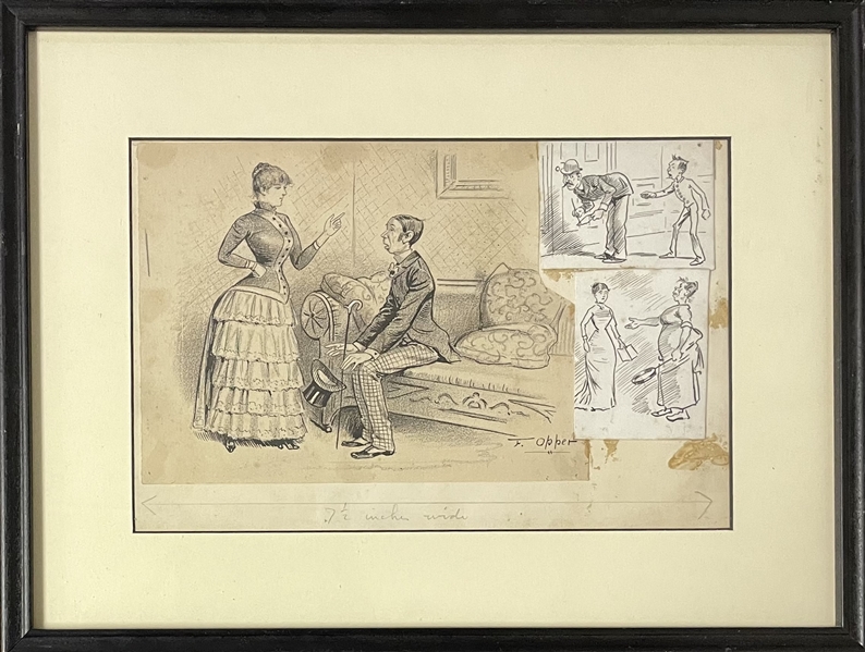 A 19th century artist Illustration by W.H. Calloway