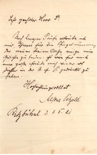 Alfons Petzold 